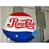 Image 1 : Tin pepsi cola bottle cap advertisment sign