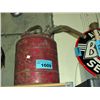 Vintage gasoline gas can