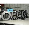 Image 1 : Lighted open sign