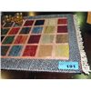 Image 1 : Approx 1.5F by 3F hand made 100% wool throw rug