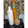 Image 1 : Group of 3 hand crafted art pottery vases