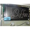 Image 1 : Lighted coffee shop sign