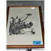 Image 1 : Framed original art print signed by artist