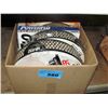 Image 1 : Box full of assorted automobile air filters
