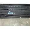 Image 1 : Shelfs for a black plastic shelving system