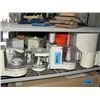 Image 1 : Shelf lot of assorted food processors etc