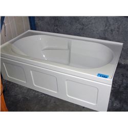 New white bath tub