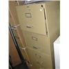 Image 1 : 4 drawer metal filing cabinet