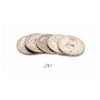 Image 1 : 5x 10% Silver 1950&60's Coins *NO SHIPPING AVAILABLE*
