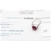 Image 1 : 14k gold 4.88carat custom made ruby and diamond