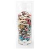 Image 1 : Glass container filled with assorted ladies