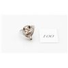 Image 1 : Sterling silver mens wolf ring