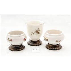 3pcs of rosenthal germany porcelain salts and