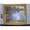 Image 1 : Nicely Framed claude monea oil on canvas transfer