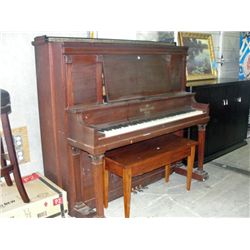 Antique mahogany cased heintzman and company