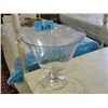 Image 1 : Large pedastol glass bowl