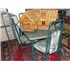 Image 1 : 6pc green arborite dinette set; table with one