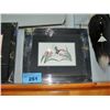Image 1 : Framed west coast native print titled hummingbird