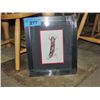 Image 1 : Framed west coast native print titled feather