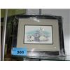 Image 1 : Framed west coast native print titled snow shoe