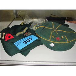 Early 1900s boy scouts of canada sweater, cap and