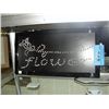 Image 1 : Lighted flower sign