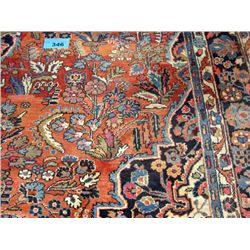 Approx 8F by 12F hand knotted persian area ru g