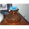 Image 1 : Vintage vaseline glass lampshade