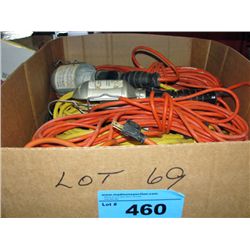 Box of electrical extention cords