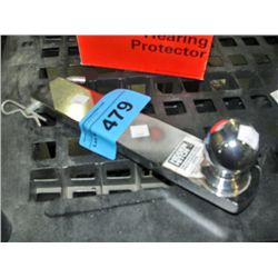 Hidden hitch trailer hitch attachement