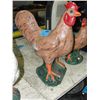 Image 1 : Concrete rooster yard ornament