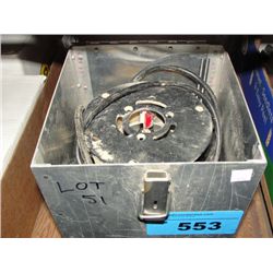 Hand router in aluminum box