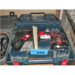 Bosch 14.4v impactor comes with 2 batteries 30min