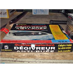 Instant electronic defroster and defogger