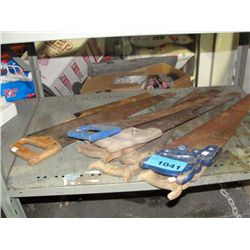 Lot of 8 hand saws