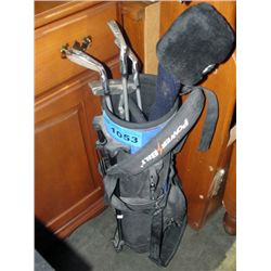 Powerbuilt childs golf club set with bag