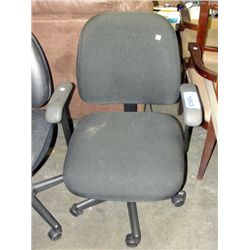 charcoal grey gas lift office chair