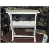 Image 1 : Small painted white side table
