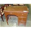 Image 1 : Small painted white side table