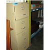 Image 1 : 4 drawer metal filing cabinet