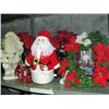 Image 1 : shelf lot of assorted holiday decorations