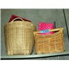 Image 1 : Lot of wicker baskets