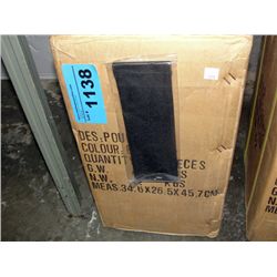 One box of new black pouch belt packs