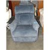 Image 1 : Blue upholstered living room lazy boy recliner