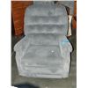 Image 1 : Blue upholstered living room lazy boy recliner