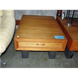 Midcentury danish modern teak end table