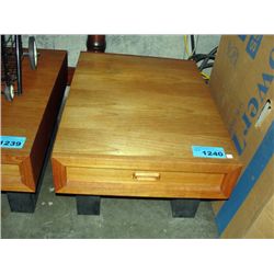 Midcentury danish modern teak end table
