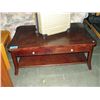 Image 1 : Contemporary 2 drawer coffee table