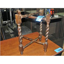 Antique barley twist stand