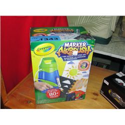 Crayola marker air brush childs drawing set
